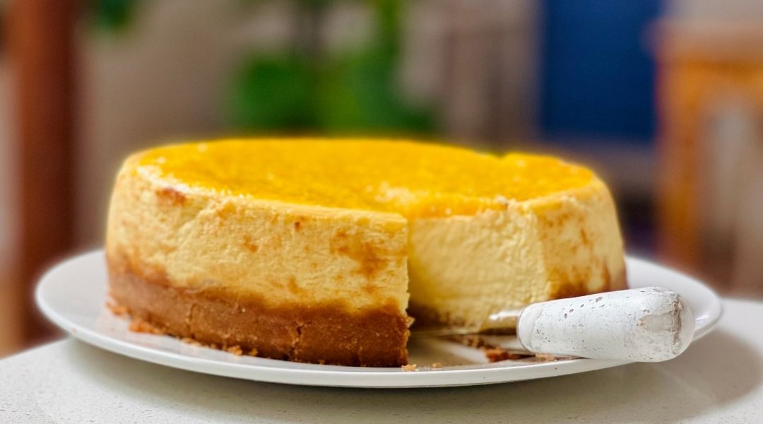 Cheesecake à la mangue